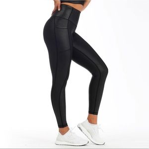 ETHOS leather leggings